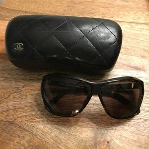 Chanel Tortoise Shell Cat Eye Sunglasses